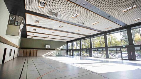 Sporthalle Leere Sporthalle