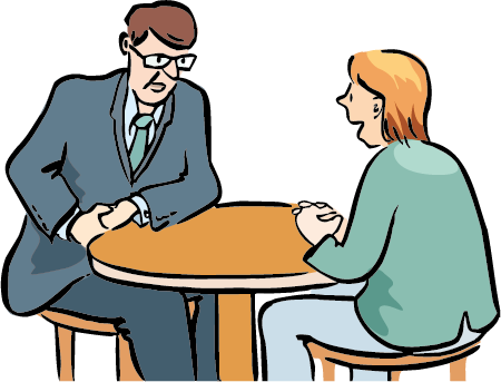 sprechen sich unterhalten